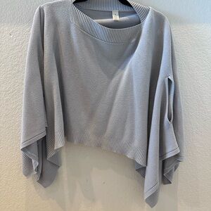 Lululemon Athletica Lavender Yoga Shawl Sweater